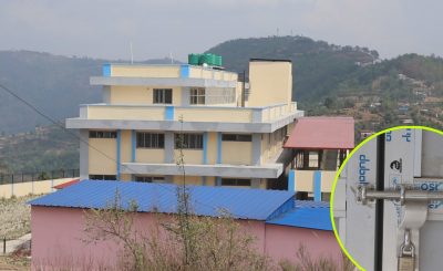 गुल्मी जिल्लाको गुल्मीदरबार गाउँपालिका-३ धुरेलडाँडामा निर्माण गरिएको १५ शय्याको साढे पाँच तले अस्पताल भवन