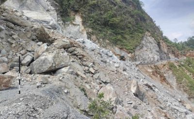 गुल्मीमा कालीगण्डकी करिडोर र डहरे खोलामा यातायात अवरुद्ध