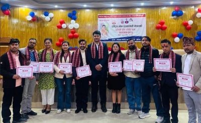 राष्ट्रिय लोक सञ्चारकर्मी नेपाल लुम्बिनी प्रदेश कार्य समिति अध्यक्षमा गोविन्द प्रसाद भुसाल