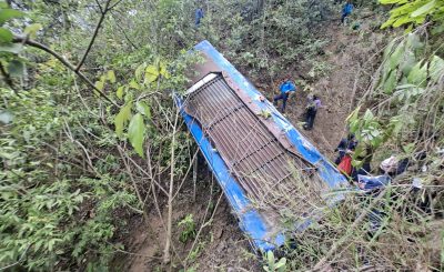 अर्घाखाँची बस दुर्घटनामा मृतकको संख्या ४ पुग्यो